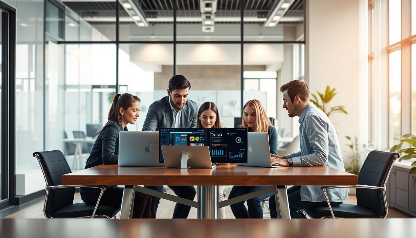 Business data analysis and visualization systems